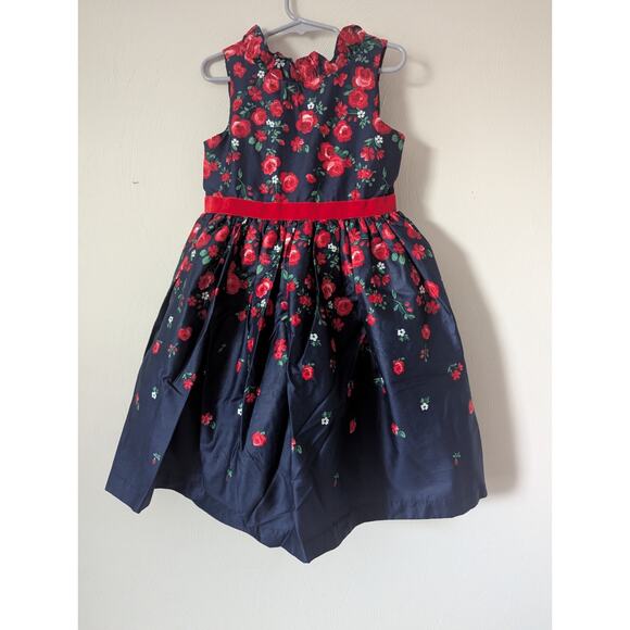 NWT - Janie and Jack x American Girl Wrapped In Roses Dress - Size 5T - Picture 1 of 7